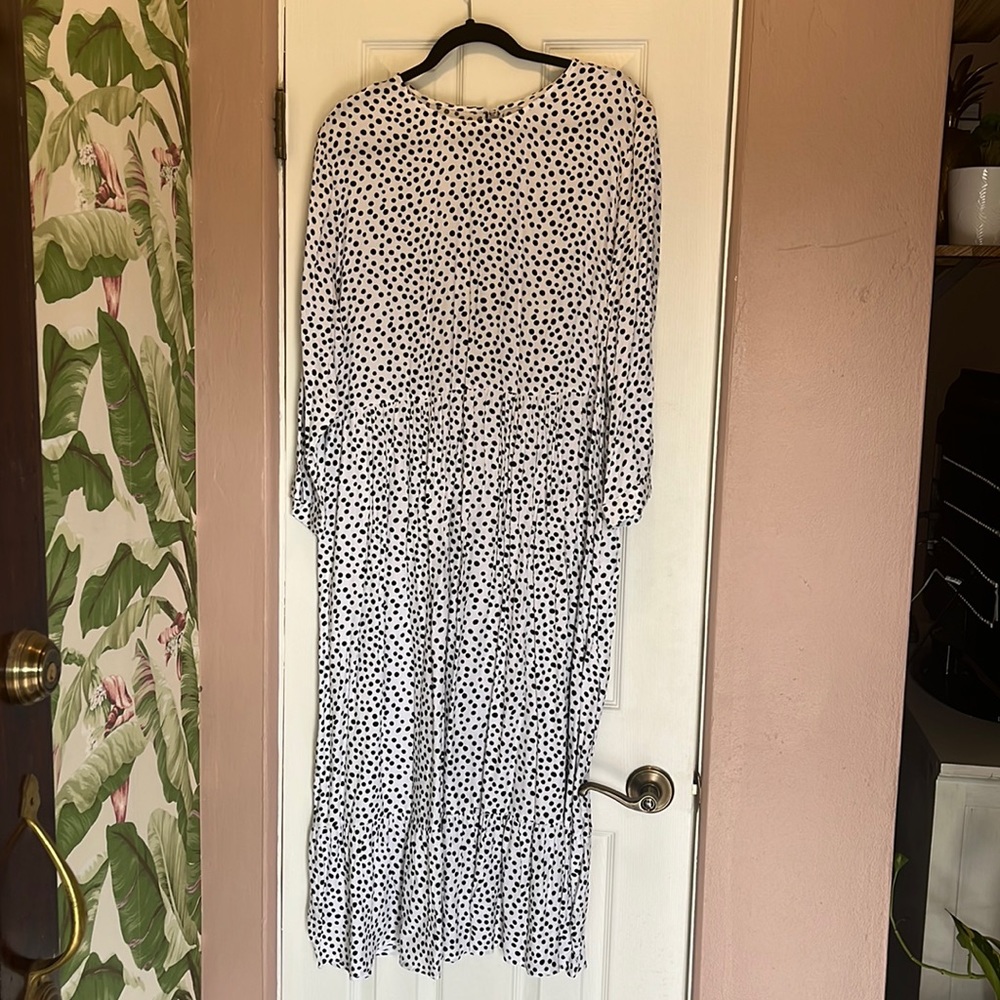 Polka Dot Midi Dress